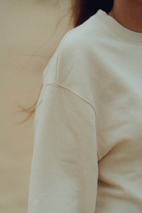 SWEATER x HUETTEHUETTE | natural raw