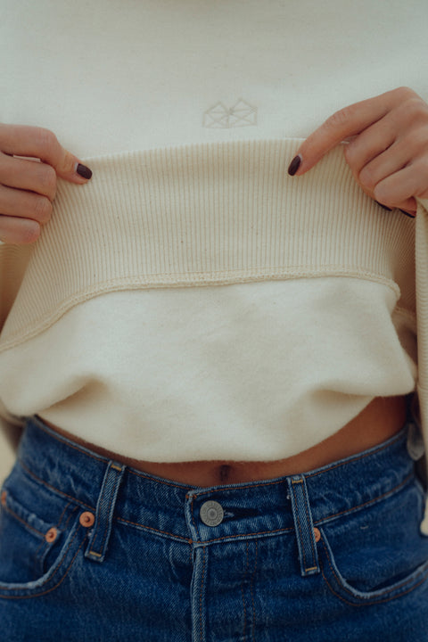 SWEATER x HUETTEHUETTE | natural raw